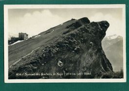 Sommet des Rochers de Naye et l'Hôtel, ungelaufen, ca. 1928