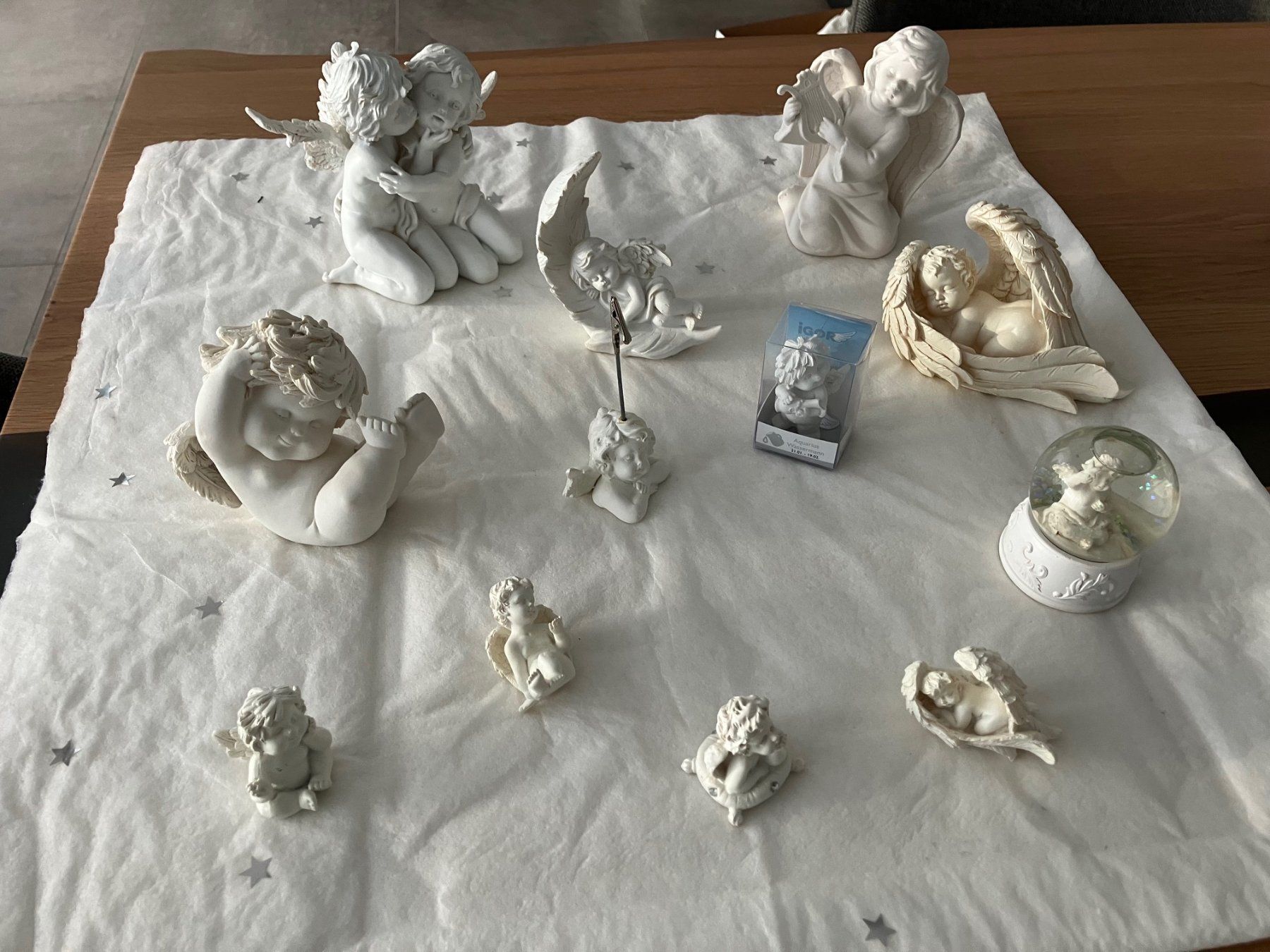 Statuette: Engel-Figuren Set, 12-teilig – Nuovo (secondo la descrizione) da Seewen Sz venduto da marmot10 3