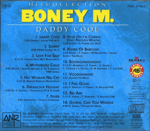 CDs: Boney M. – Hit Collection - Vergriffen! – D'occasion à Brittnau par Zibu 5