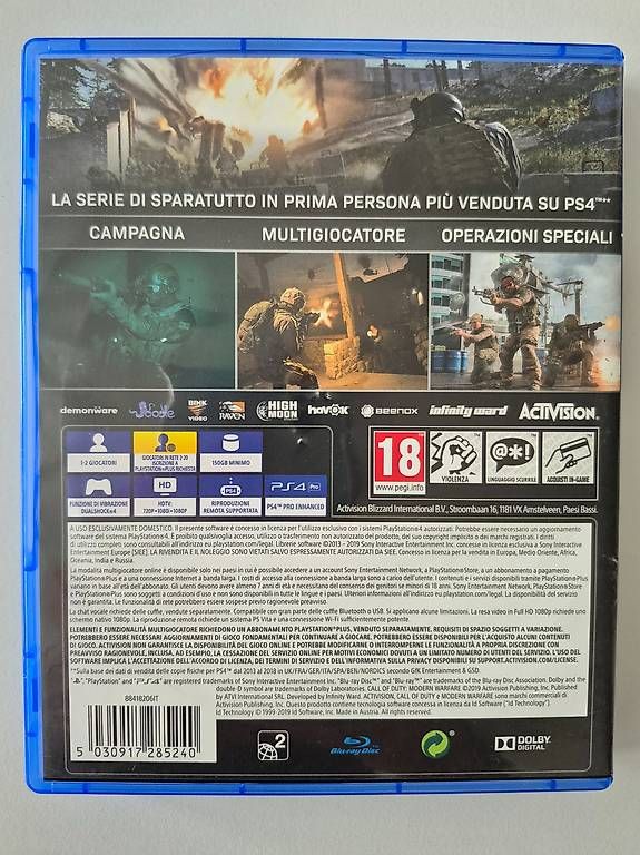 Spiele: Call of Duty Modern Warfare PS4 – Gebraucht aus Horw von Mschaefer 1