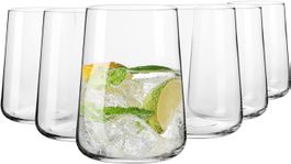 Trinkgläser Set 6-teilig 490ml Bleifrei Spülmaschinenfest