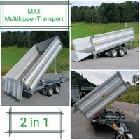 Neu Max Multi KiTrans Anhänger 3500kg 350cm x 185cm
