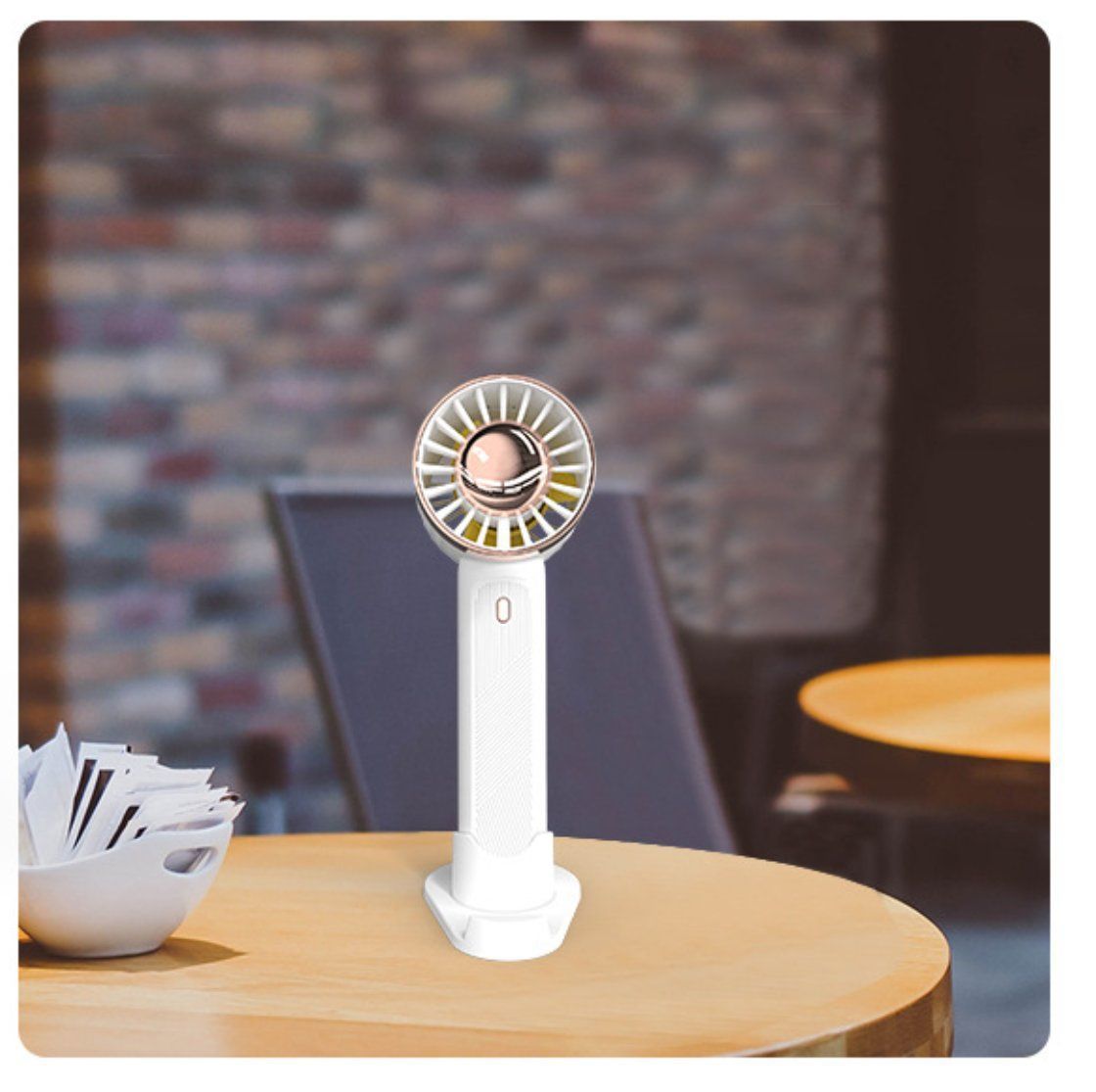 Ventilatori: Mini ventilateur portable USB 110g pile rechargeable – Nuovo e nell'imballaggio originale da Morges venduto da All4nature 2