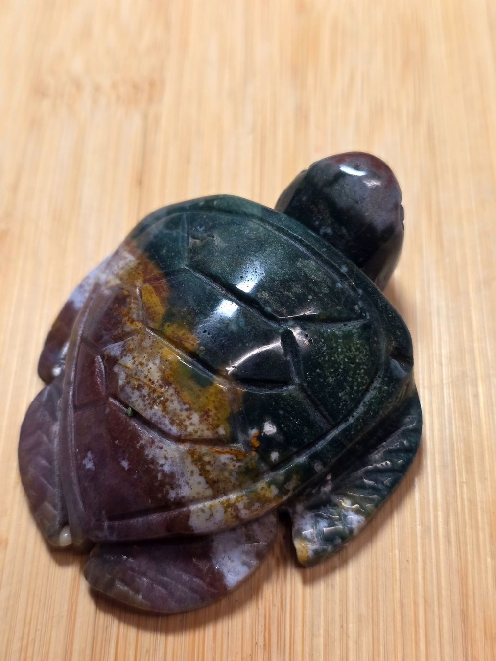 Minerali & Pietre curative: Ozeanjaspis Schildkröte 90g – Nuovo e nell'imballaggio originale da Matzingen venduto da Shay_Crystalz