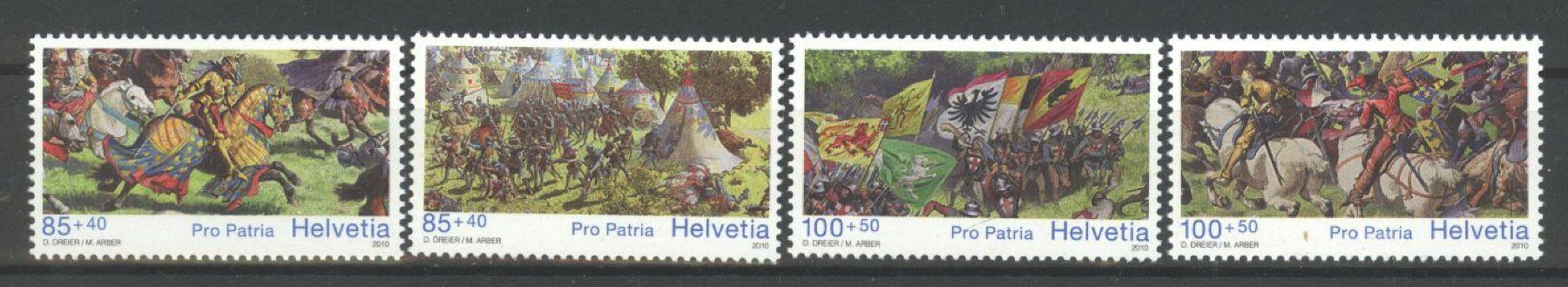 Alle Briefmarken: 2010, Pro Patria ** – Gebraucht aus Willisau von Vollstempel