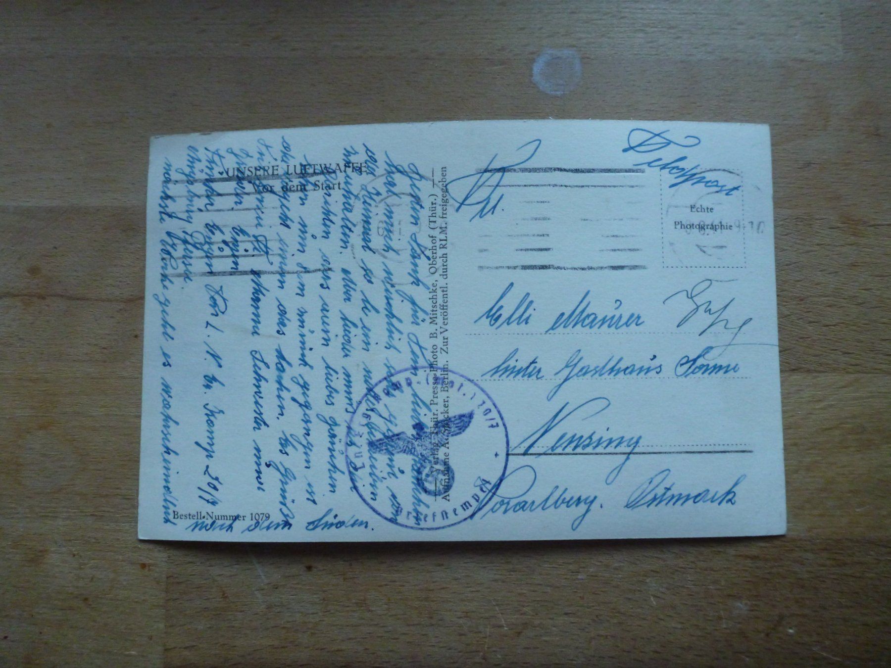 Ansichtskarten: Luftwaffe – Gebraucht aus Eschen von Nerger1918 1