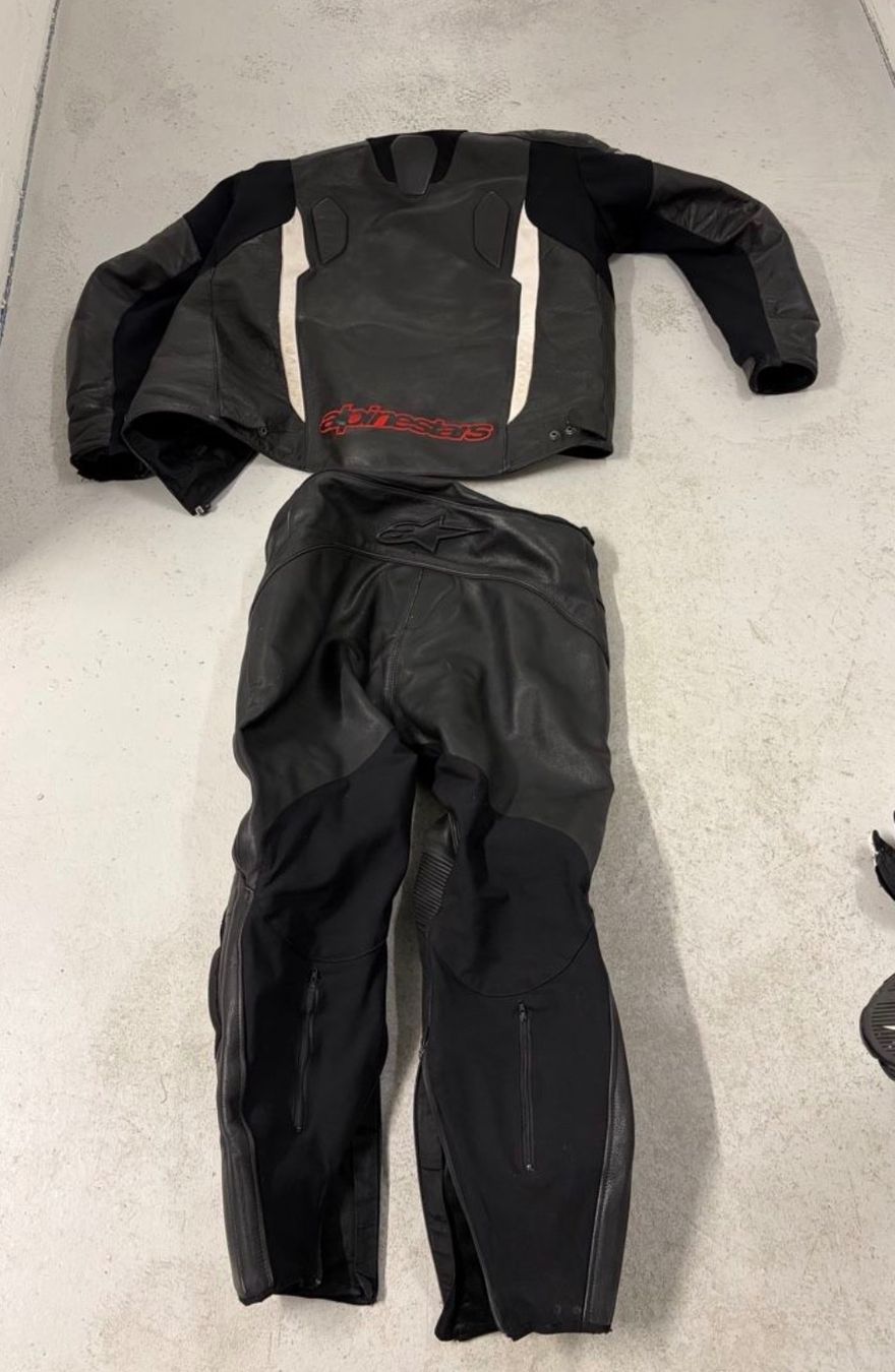 Alpinestars Jacken: Aplinestars Leder-Kombi inklusive Handschuhe – Gebraucht aus Zürich von and_hcw6 1
