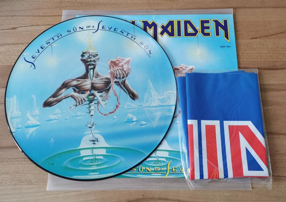 IRON MAIDEN Seventh son of a seventh son LP Pic Disc + Fahne | Kaufen ...