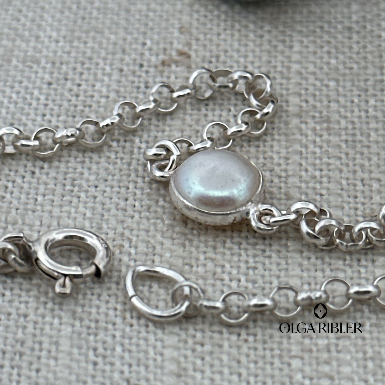 Olga Ribler Bracciali & Braccialetti: Silberarmband mit SWP – Nuovo (secondo la descrizione) da Luzern venduto da MonikaS03 3