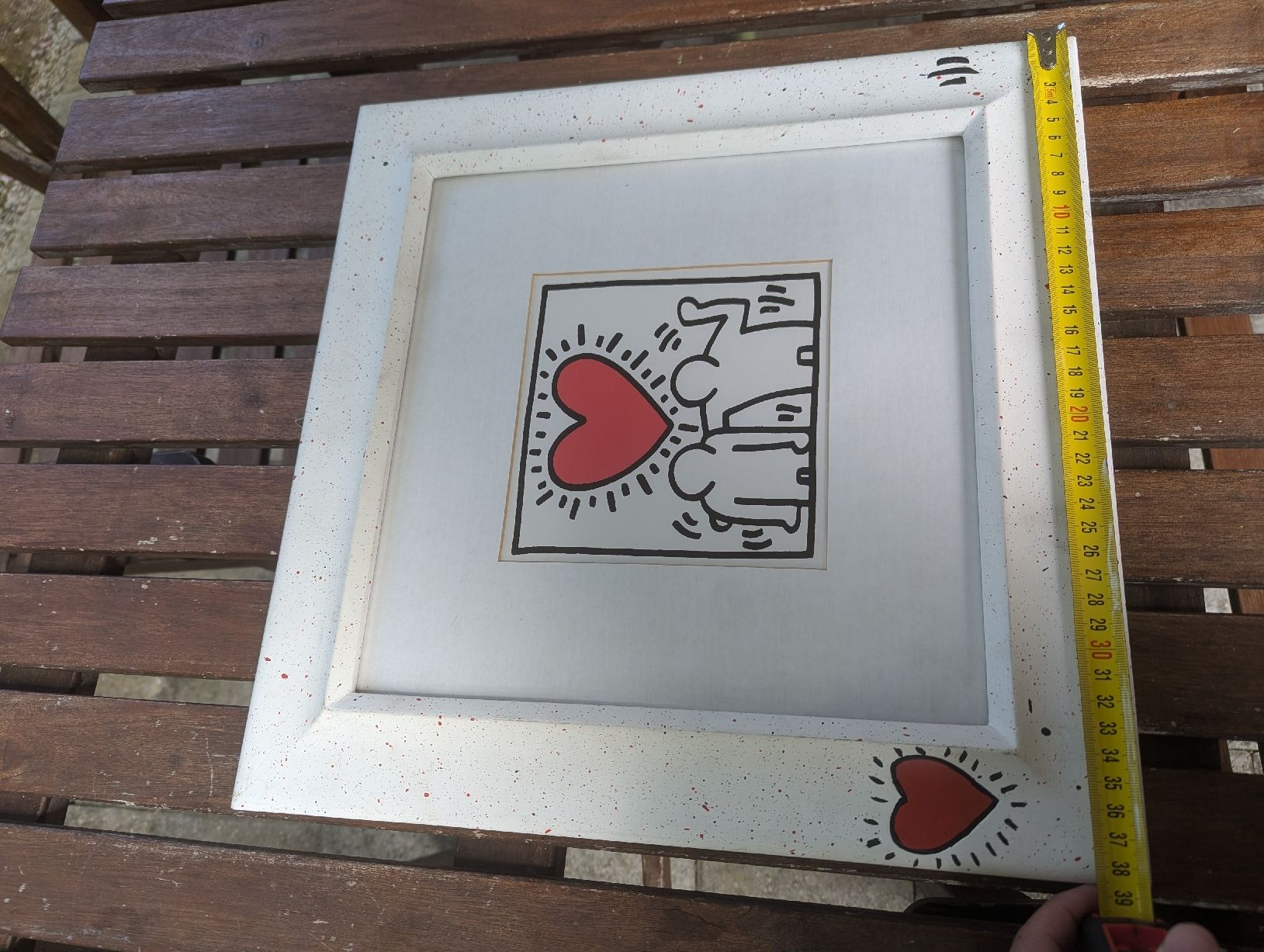Grafica & Litografie: Keith Haring "Freundschaft" Framed Pop Art Print – Usato da Erlinsbach SO venduto da Meytalien 5
