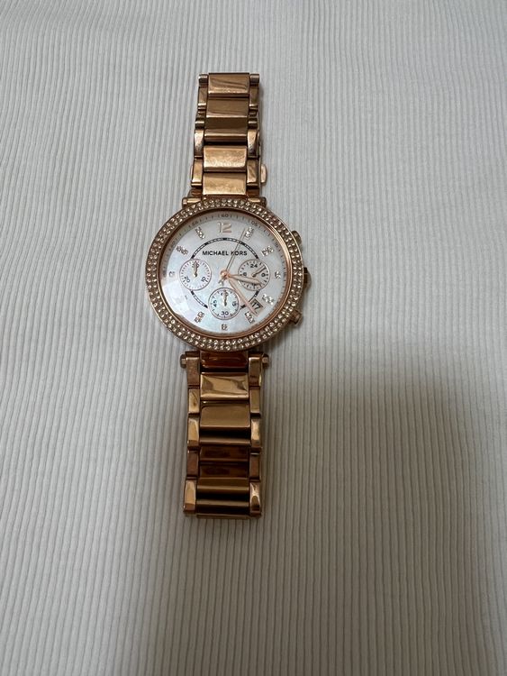 Michael kors sales rose gold uhr