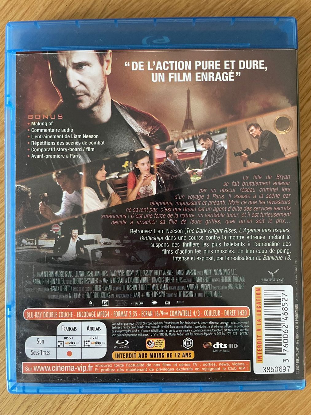 Tutti i DVDs: Taken blu-ray – Usato da Vevey venduto da c_lathion 1