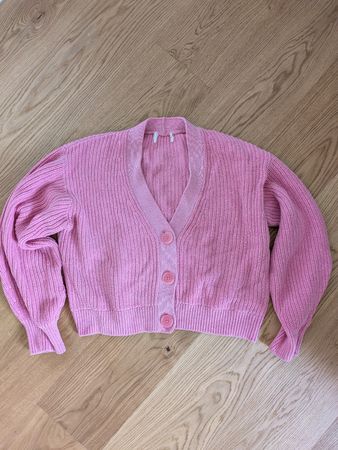 H&M Crop Cardigan pink