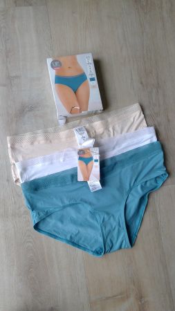 Lot 3x Slips culotte Low waist, taille L, NEUF