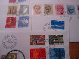 Set 1972, FDC 7 Belege