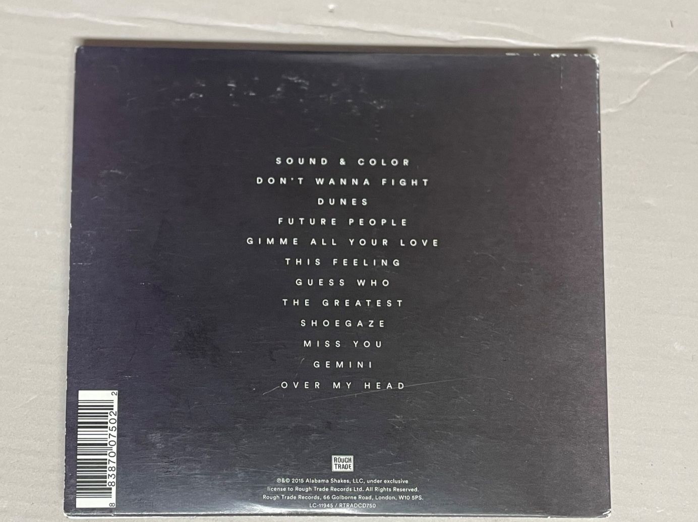 CD: Alabama Shakes - Sound & Color – Usato da Muri b. Bern venduto da AdidasCollector 1