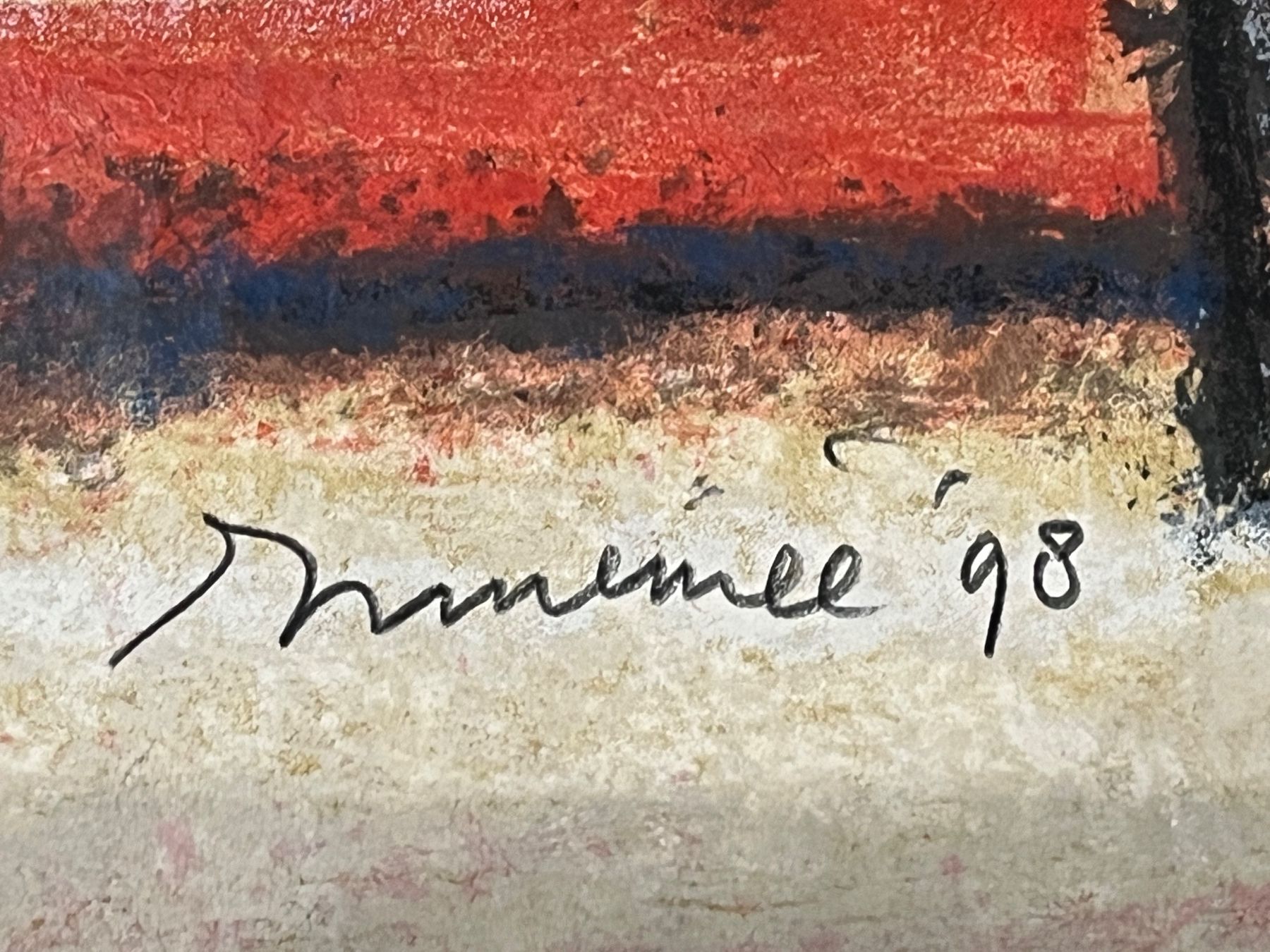 Gemälde: HANS INNEMEE (1951) Lithographie Handsigniert – Gebraucht aus Basel von PAUL_ART 9