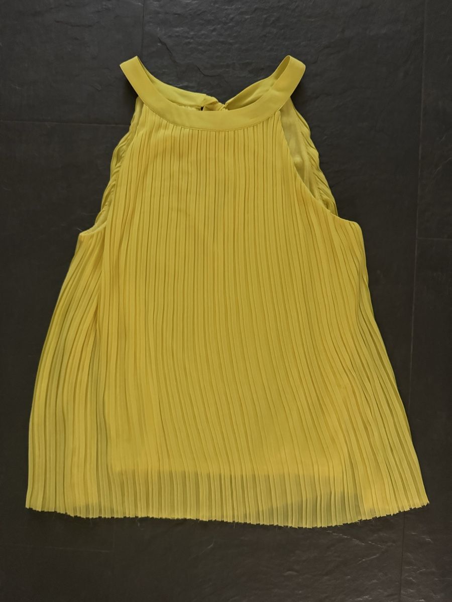 Massimo Dutti Top: Massimo Dutti Oberteil gelb Gr. 38 – Usato da Bonstetten venduto da VCLS