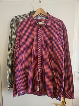 2 Mustang Hemden, Grösse XXL, Slim Fit, gepflegt