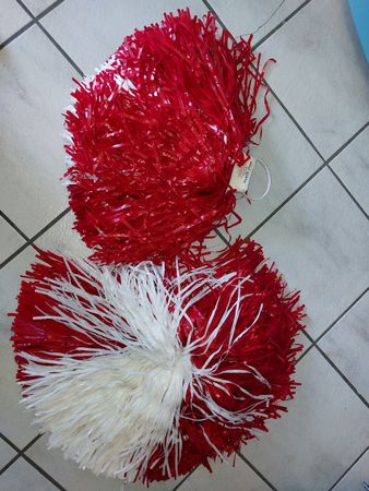 Cheerleader Pompom's Rot-Weiss