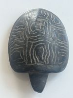 Antike Steinschnitzerei Schildkrötenform sitzende Figur (I5)