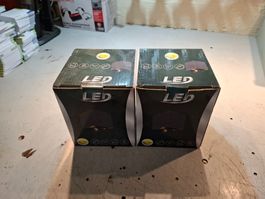 2 Globo LED Wandleuchten mit Sensor IP54 neu in OVP