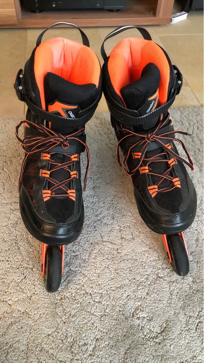 Oxelo Pattini in linea & Pattini a rotelle: Oxelo Inline Skates FIT500 Grösse 44 – Nuovo (secondo la descrizione) da Attelwil venduto da Canelle67