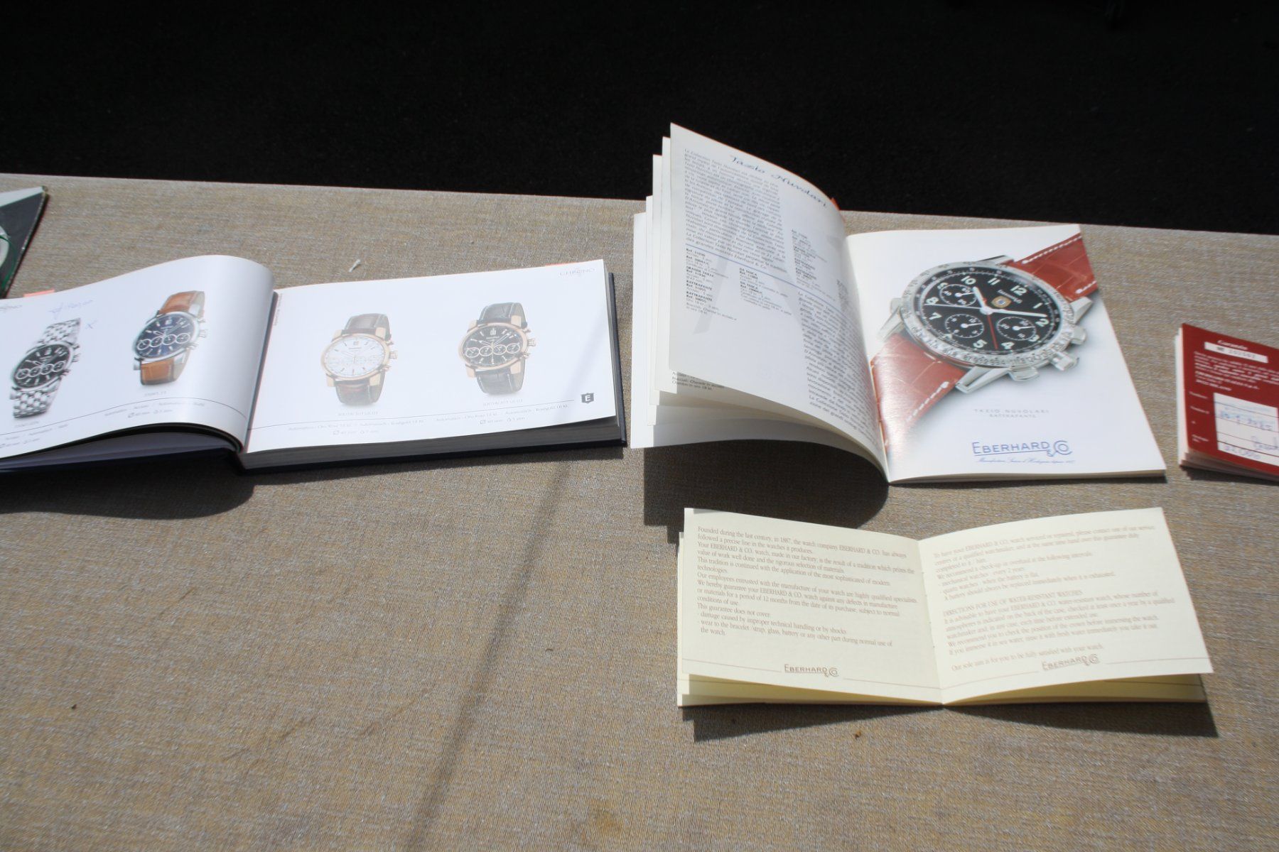 Eberhard & Co. Orologi: EBERHARD & CO UHREN BUCH KATALOG USW. – Usato da Wauwil venduto da Pneuedy 3