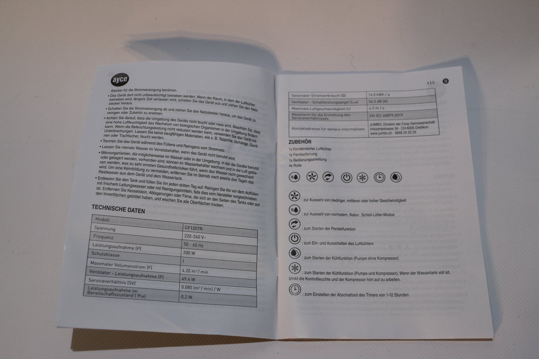 Condizionatori: Luftkühler mit Kompressor 5 L – Nuovo (secondo la descrizione) da Corminboeuf venduto da antikerverkauf 6