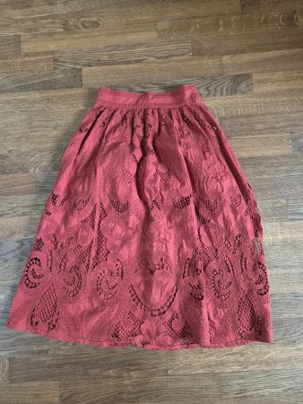 Sezane maxiskirt size S in rust