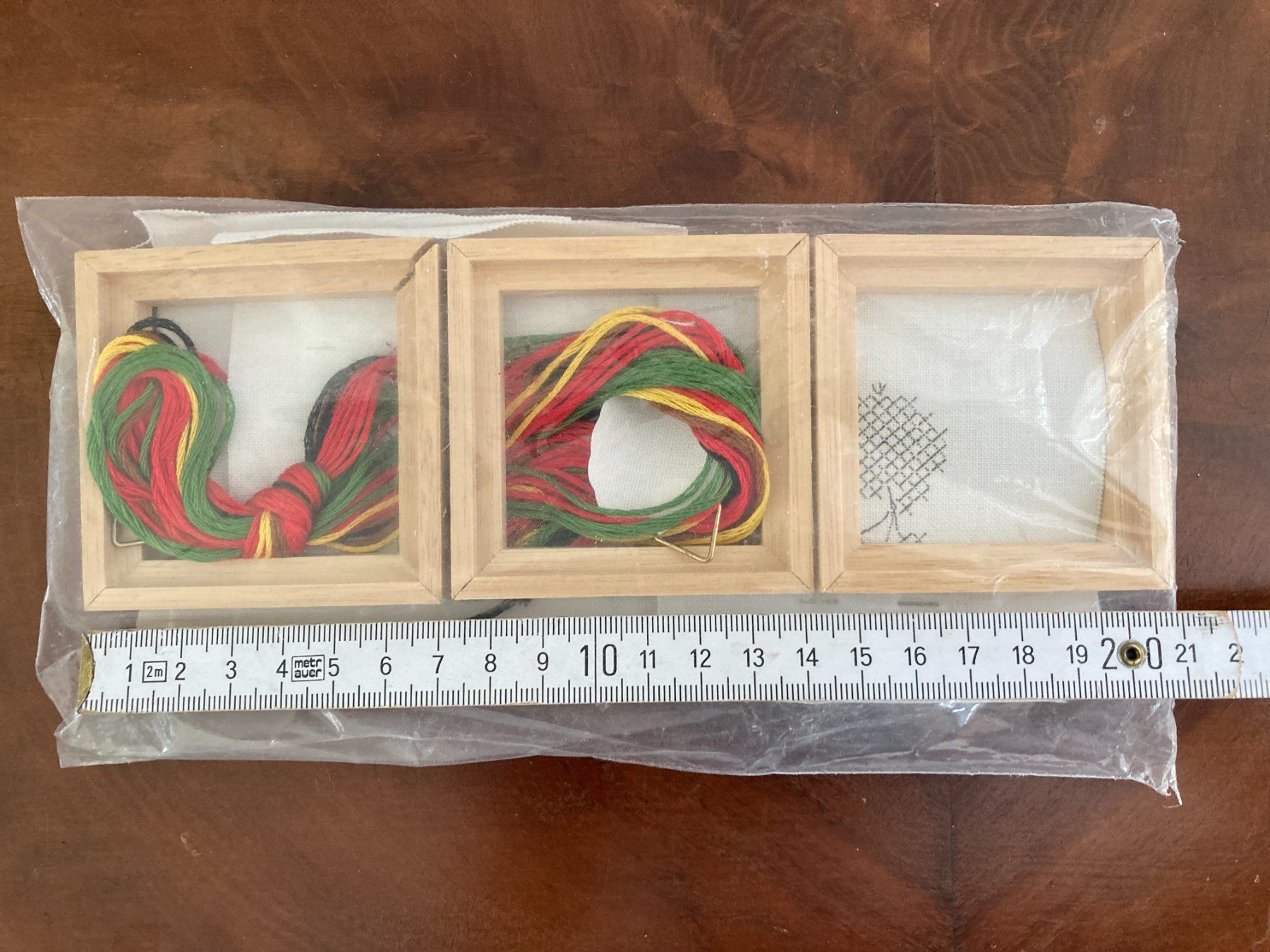 Kit bricolage: 3er Set  Stickbild  Früchte  Miniatures neu OVP – Nuovo e nell'imballaggio originale da Subingen venduto da ArtBead 3