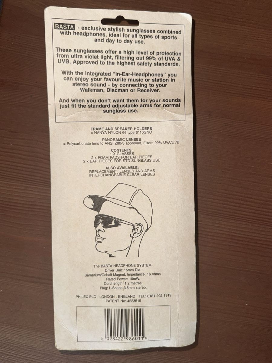 Occhiali & Lenti: Basta Audio Glasses OVP – Nuovo e nell'imballaggio originale da Bern venduto da noakosai7 1