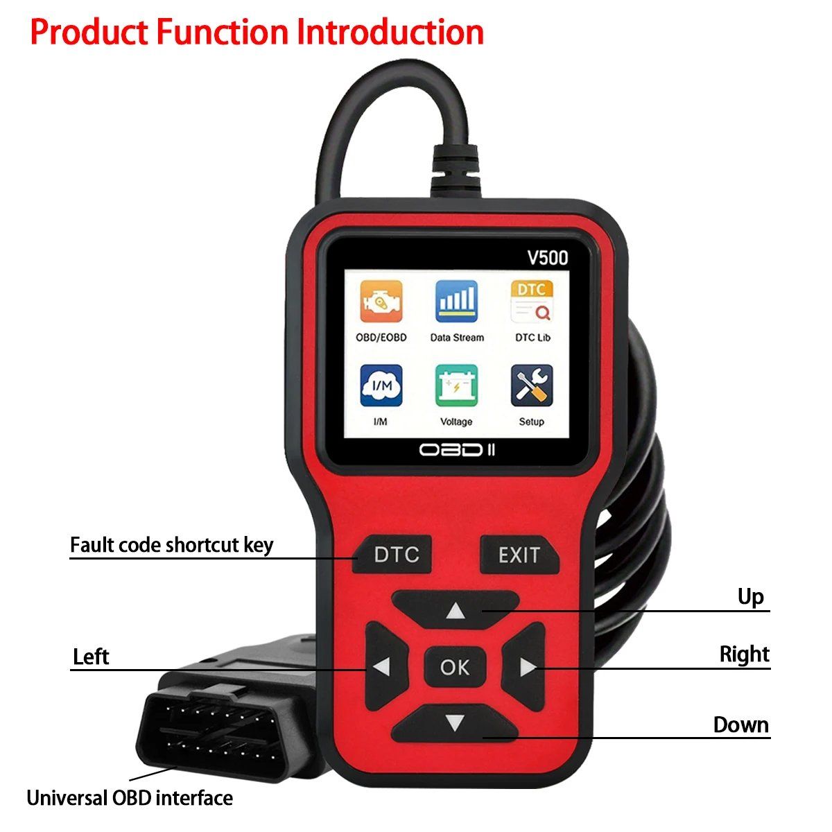Misurare: NEU Scanner OBD2 Diagnosegerät Fehlerausleser / Lecteur OBD2 – Nuovo e nell'imballaggio originale da Isérables venduto da Wishlist 7