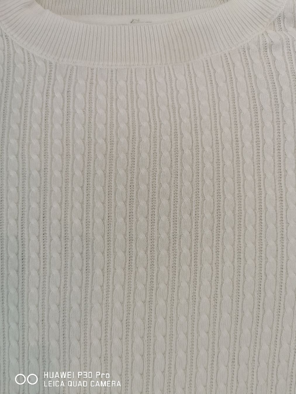 Pullover & Sweatshirts: Pullover Zopfmuster, Gr M, weiss, Viskose, NEU – Neu (gemäss Beschreibung) aus Erlenbach ZH von alisamilana 1