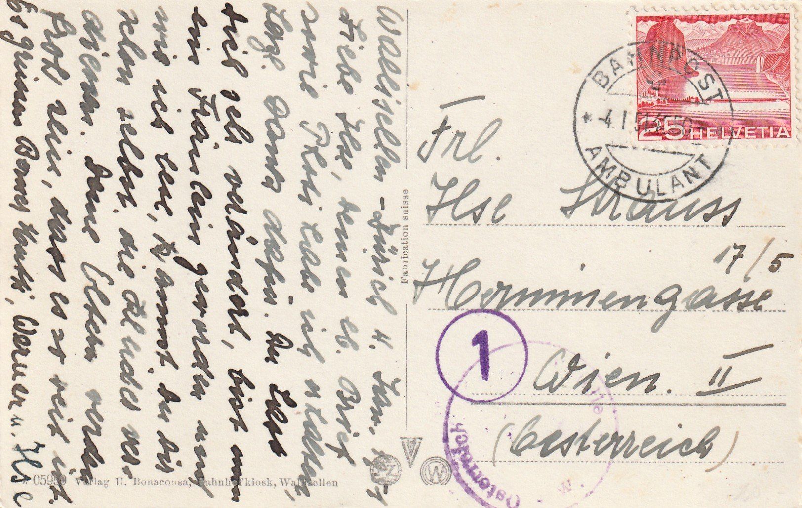 Cartoline postali: Wallisellen Schwimmbad – Usato da Rorschacherberg venduto da fratovi2 1