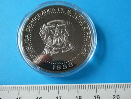 Sao Tome e Principe 1999, 2000 Dobras, Sondermünze PP