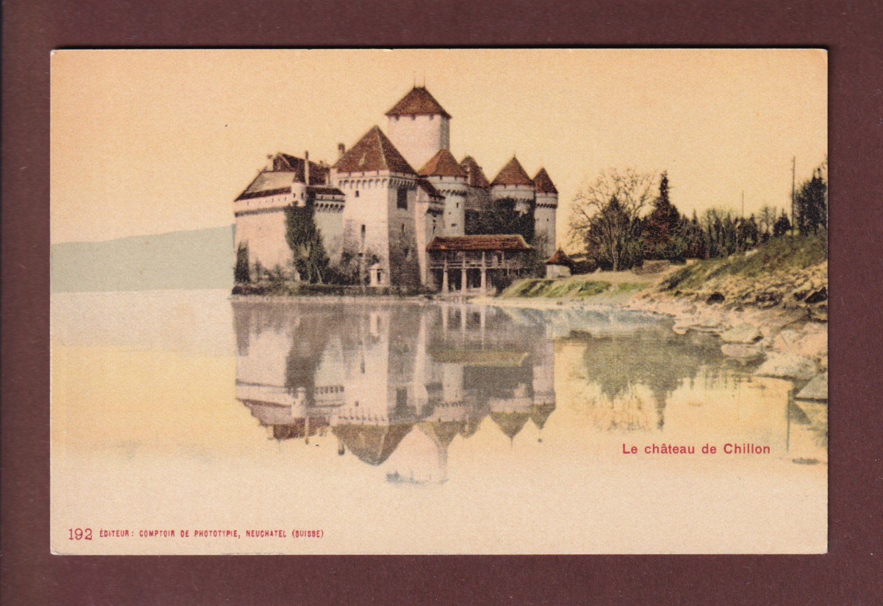 Ansichtskarten: Château de CHILLON - CPN – Gebraucht aus Pully von nicecards