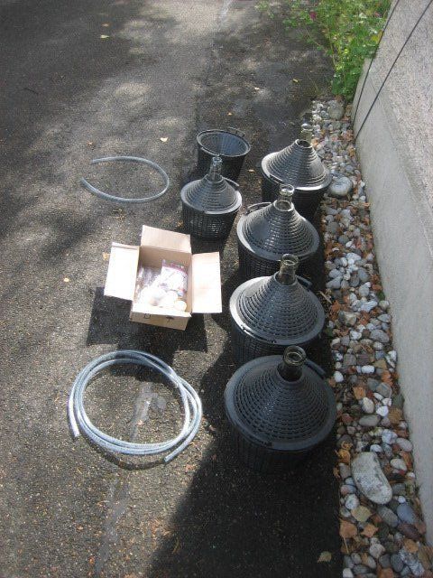 Accessori: 5 Ballonflaschen mit Zubehör – Usato da Winterthur venduto da pf02 2
