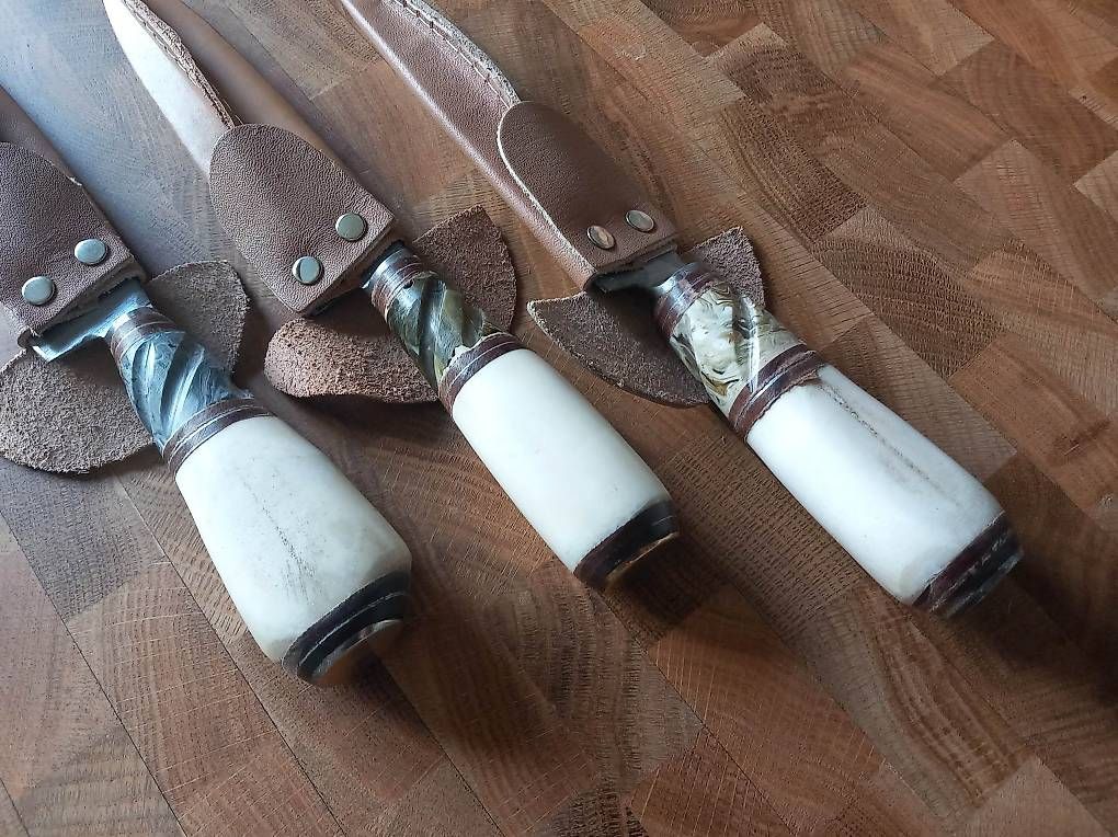 Messer: 3 Argentinische handgemachte Gaucho Messer – Neu (gemäss Beschreibung) aus Lugano von latinmarkt 1