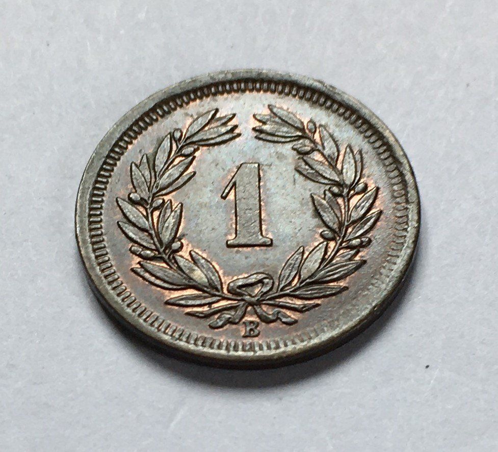 Tutti le monete: 1904 1 Rappen -unz – Usato da Kirchberg SG venduto da Zenhad69 1