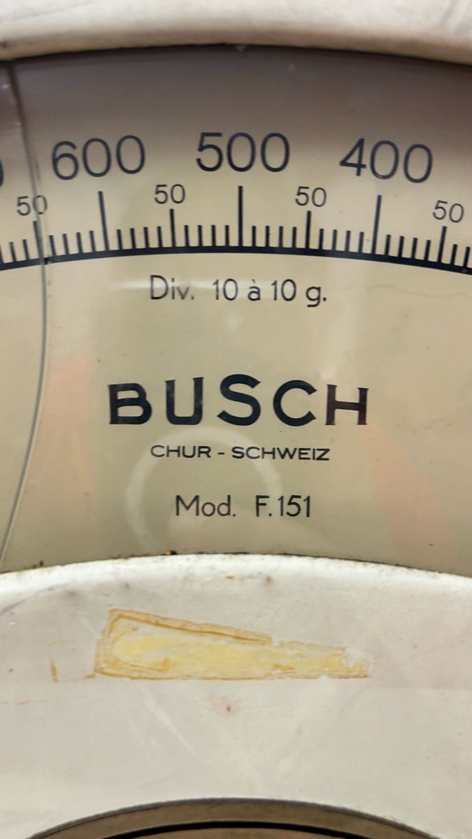 Busch Waagen und Gewichte: Bilancia antica Busch F151 – Defekt aus Visp von Dom87dom 1