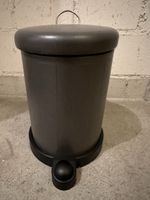 Bathroom Bin Grey Plastic Foot Pedal Ikea 