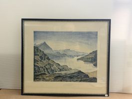 Alfred Glaus - Blick auf Thunersee