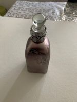 Vintage Parfümflakon, dekoratives Schmuckstück, Glasdeckel