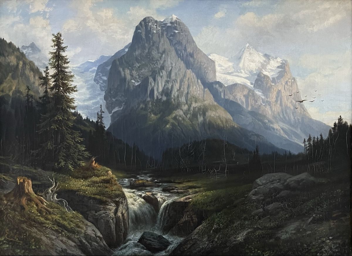 Dipinti: Ernst I Hodel (1852-1902) – Usato da Grosshöchstetten venduto da Perle1951 1