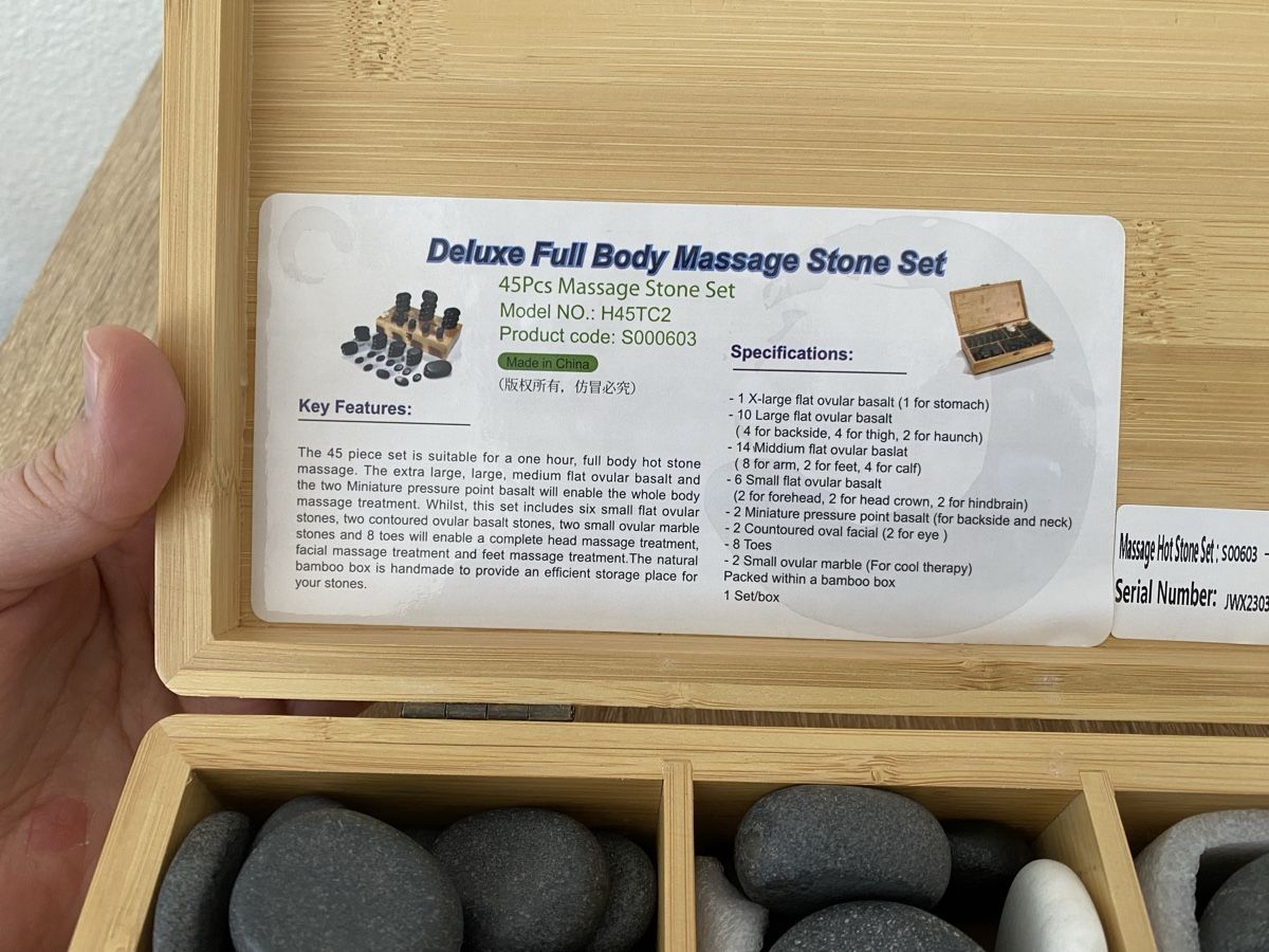 Massagegeräte: Hot stone massage kit deluxe 45 – Gebraucht aus Mezzovico von AnGy-AnGy 2