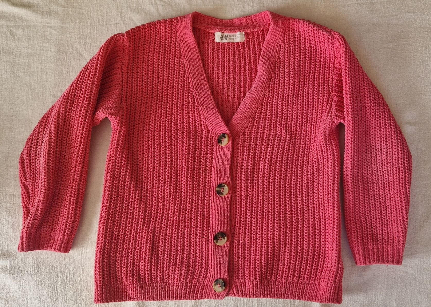 H&M Pullover & Sweatshirts: H&M Mädchen-Pullover Gr. 130 – Rosa, gepflegt – Gebraucht aus Muri b. Bern von rol_xtf8