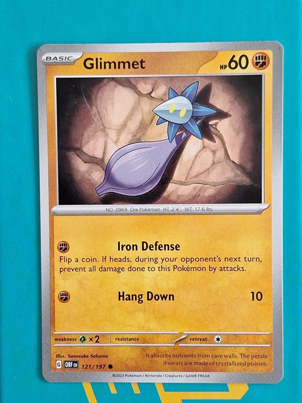 Pokémon Carte collezionabili: Glimmet - Pokemon Obsidian Flames – Usato da Altstätten SG venduto da GGsGameshop