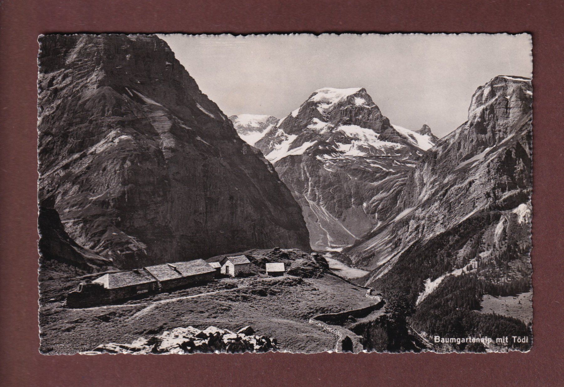 Ansichtskarten: BAUMGARTENALP - Tödi - 1944 – Gebraucht aus Pully von nicecards-shop