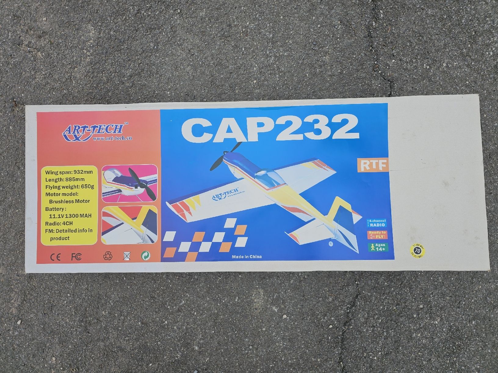Modellismo RC: CAP 232 Art-tech – Nuovo e nell'imballaggio originale da Yvonand venduto da Li_poch